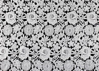 Chemical Poly Milk Water Soluble Lace Fabric For Women Garment