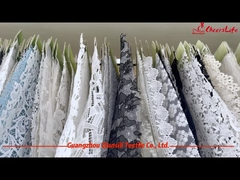 Fashion various lace fabric suitable for dress, apparel processing making.
