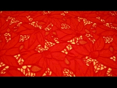 beautiful leaf guipure embroidery tulle lace fabric