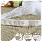 1.2cm Lace Trims Machine Crochet Pure Poly Mesh Lace Ribbon For Women Dress