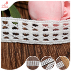 Decorative Accessories Crochet Pure Polyester Lace Trim For Christmas Present Box