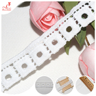 Milky Lace Ribbon Trim Accessory 1.9cm Width For Lady Garment Diy Decoration