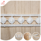 Milk Silk Pom Pom Lace Trims Bilateral Border For Bed Home Textiles