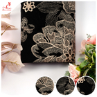 Flower Pattern Embroidered Lace Fabric Guipure Mesh Lace 135cm Width