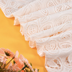 135cm Ribbon Lace Trim Milk Shreds White Embroidery Bridal Wedding Roll Guipure Lace Trimming