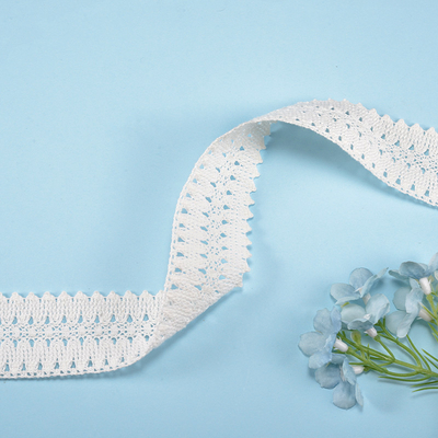 Machine Washable Cotton Lace Trim Crochet Ribbon Lace Width 0.5cm