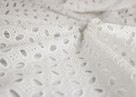 Heavy Vintage Eyelet 100% Cotton Lace Fabric Wholesale By The Yard