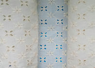Embroidery Cotton Crochet Lace Fabric By The Yard With Holes For Garment 130cm