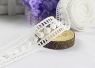 Beige Cotton Guipure Embroidery  Water Soluble Polyester Lace Trimming for Doll