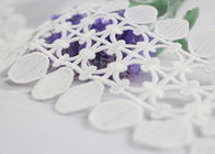 Scalloped Cotton Crochet Lace Trim / Cotton Lace Edging For Winter Dress