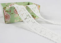Beige Cotton Floral Embroidered Lace Trim By The Yard For Summer Evening Dress