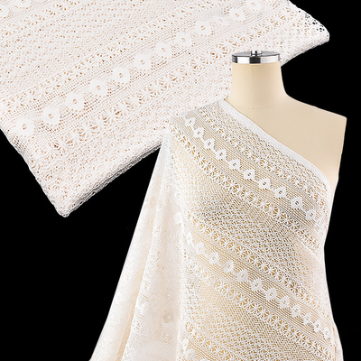 New Lace Fabric Africa Guipure Soft Water Soluble Lace Fabric For Women Dress