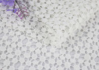 Milk Silk Water Soluble Lace Fabric For Bridal Dresses Circle Lace Designs
