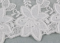 Embroidered Lace Ribbon Cotton Nylon Tulle Lace Trim For Fashion Designers