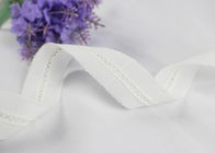 White Eyelet Cotton Embroidered Lace Trims Cotton Lace Ribbon For Fashion Market