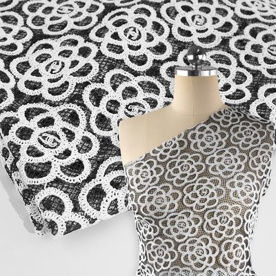 Quality embroidery fabric cord /guipure lace African Lace Fabric for wedding dress