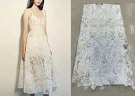 Shiny Sequin Embroidered Floral Beaded Bridal Lace Fabric Light And Transparent Texture
