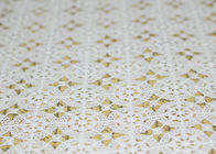 DTM French Guipure Corded Lace Fabric , 100 Polyester Chemical Lace
