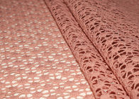 47 Inches Guipure French Venise Lace Fabric / Embroidered Dress Fabric By Azo Free