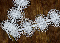 Cutomized Floral French Venice Guipure Lace Trim For Apparel Ribbon 7CM Width