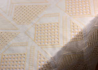 Allover Embroidered Eyelet Cotton Lace Fabric For Wedding Dresses With Hollowed Circle