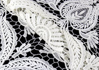 Heavy Embroidey Polyester Lace Fabric With French Venice Guipure DTM Azo Free