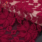 Wholesale African French Lace Fabrics Red Lace Fabric In Stock For Garment