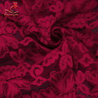 Wholesale African French Lace Fabrics Red Lace Fabric In Stock For Garment