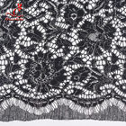 African French Nylon Lace Fabric For Garment Light Color Fastness