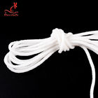Nylon Round Elastic Earloop Cord For Mask 3mm Spandex Band White Color