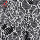 High quality White nylon lace fabric for long dress