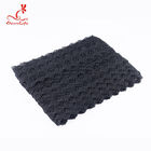 Cheerslife Factory Price 4.5Cm Water Soluble Chemical Milk Yarn Embroidery Black Lace Trim Ribbon Border For Diy