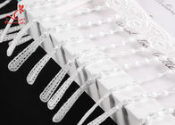 12Cm Polyester Water Soluble Lace Chemical White Fringe Tassel Embroidered Trim Ribbon