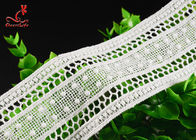 100% Cotton Material and 5.2cm Width Water Soluble Lace Trimming for Straight Skirt Tail Design