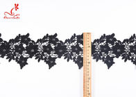 Elegant Flower Patern Water Soluble Lace Trim Embroidery For Prom Dress Lace
