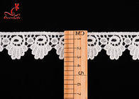 Pure Cotton Flower Embroidery Lace Trim Width 3cm For Lady's Mermaid Skirt