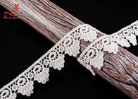 100% Cotton Water Soluble Lace Trim Width 3cm For Lady'S Mermaid Skirt Embroidery Lace