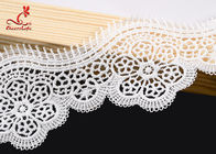 Polyester Embroidered Lace Guipure Water Soluble Lace Trim For Diy Decoration