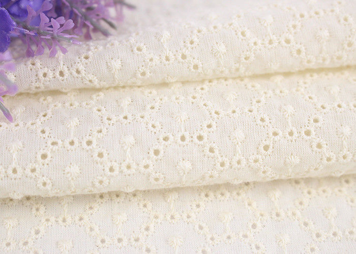 Soft Feeling Cotton Eyelet Lace Fabric By The Yard For Home Decor Products