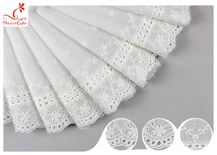 thumbnail image 2 of SING F LTD Cotton Lace Trim - 12m Beige Vintage Crochet Edge Ribbon For Crafts 2 of 12